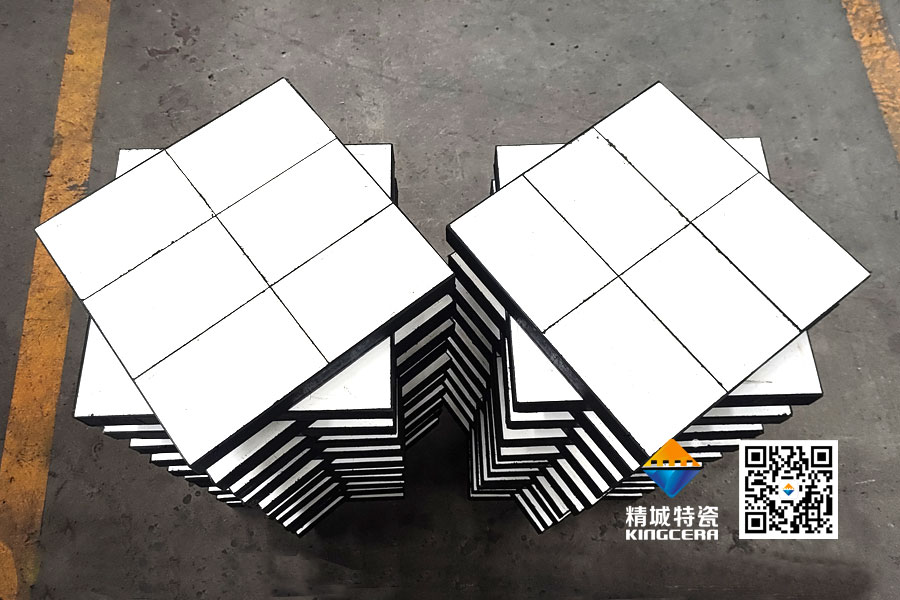 精城ZTA陶瓷橡膠復(fù)合襯板