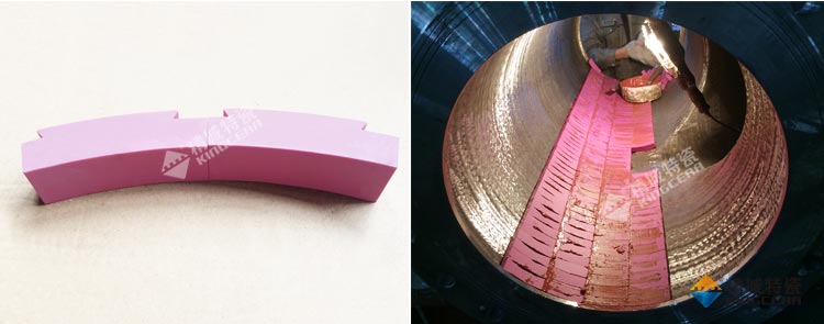 耐磨陶瓷片安裝